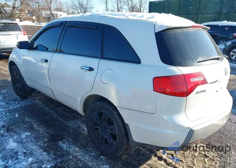 2008 Acura Mdx Technology Package from USA, damaged, VIN 2HNYD28648H548192